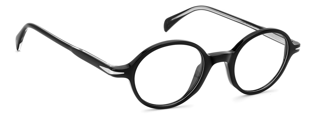 Gafas graduadas david beckham db 1214 807 negro oval masculino talla 46mm - Vista de detalle