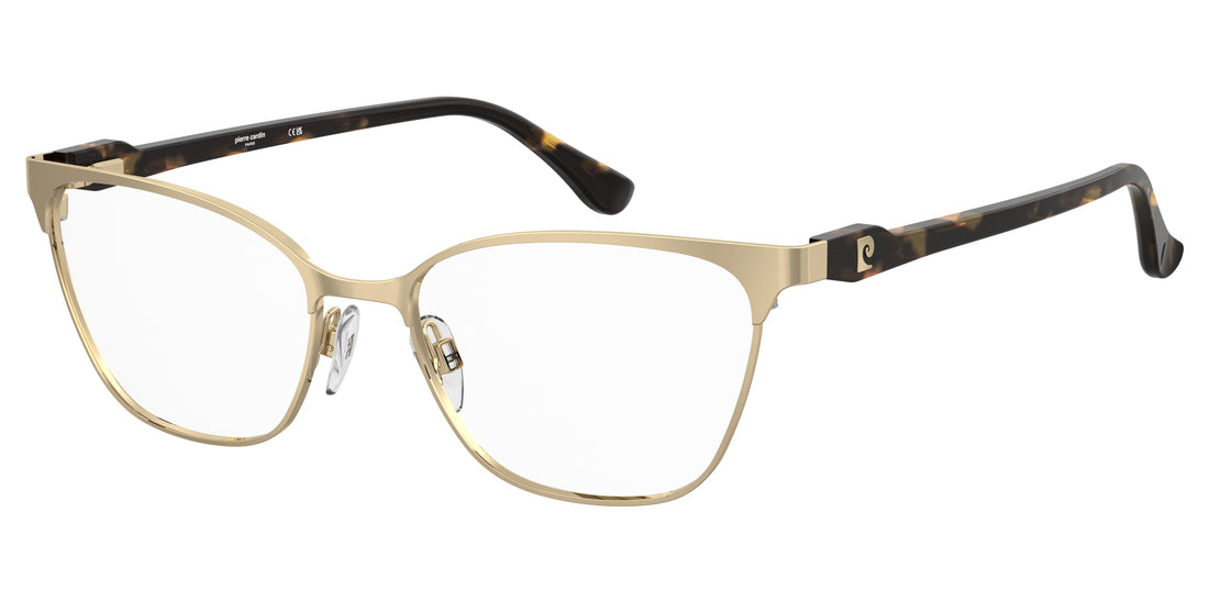 Gafas graduadas pierre cardin p.c. 8931 000 dorado rectangular femenino talla 55mm - Vista principal