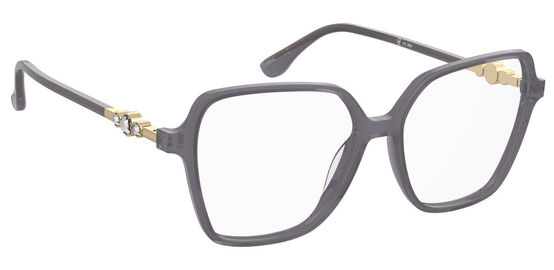 Gafas graduadas pierre cardin p.c. 8554 kb7 grey square femenino talla 54mm - Vista de detalle