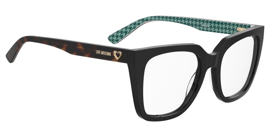 Brillen moschino love mol673 2vm estampado square femenino größe 54mm - Detailansicht