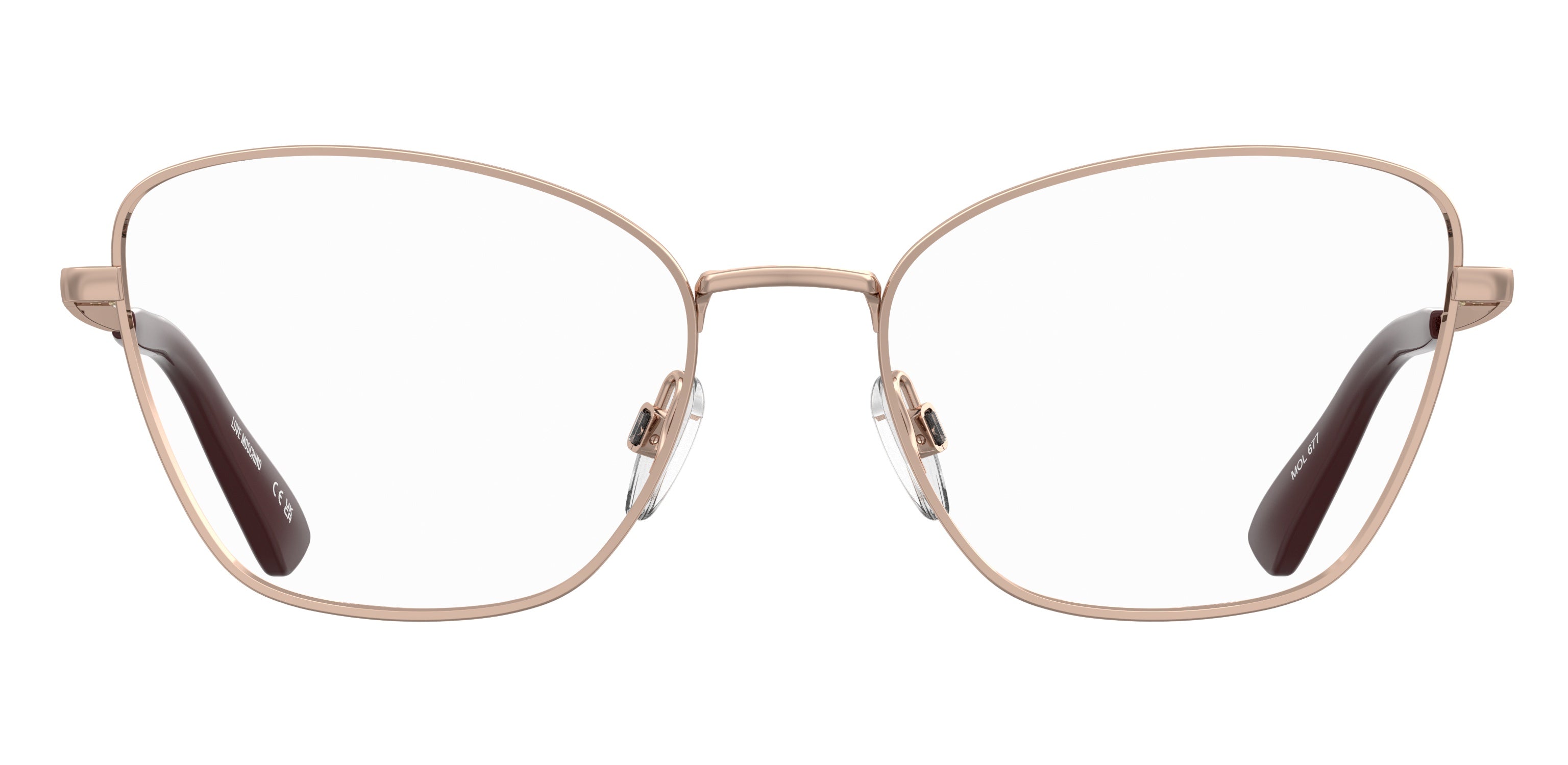 Prescription glasses MOSCHINO LOVE MOL677 DDB 55 – Visual Click