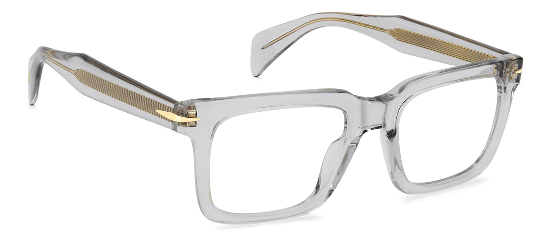 Gafas graduadas david beckham db 1237 kb7 grey square masculino talla 53mm - Vista de detalle