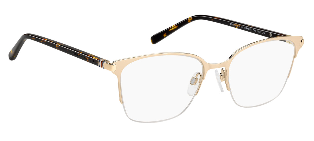 Occhiali da vista tommy hilfiger th 2352 000 dorado rectangular femenino taglia 53mm - Vista dettagliata