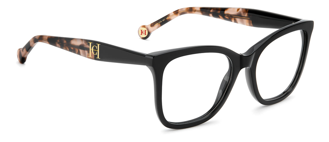 Brillen carolina herrera her 0378 807 negro round femenino größe 52mm - Detailansicht