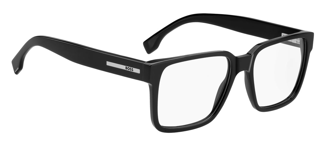 Occhiali da vista hugo boss boss 1898 807 negro square masculino taglia 55mm - Vista dettagliata