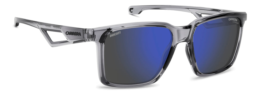 Óculos de sol carrera ducati carduc 065/s kb7 xt grey rectangular masculino tamanho 56mm - Vista de detalhe