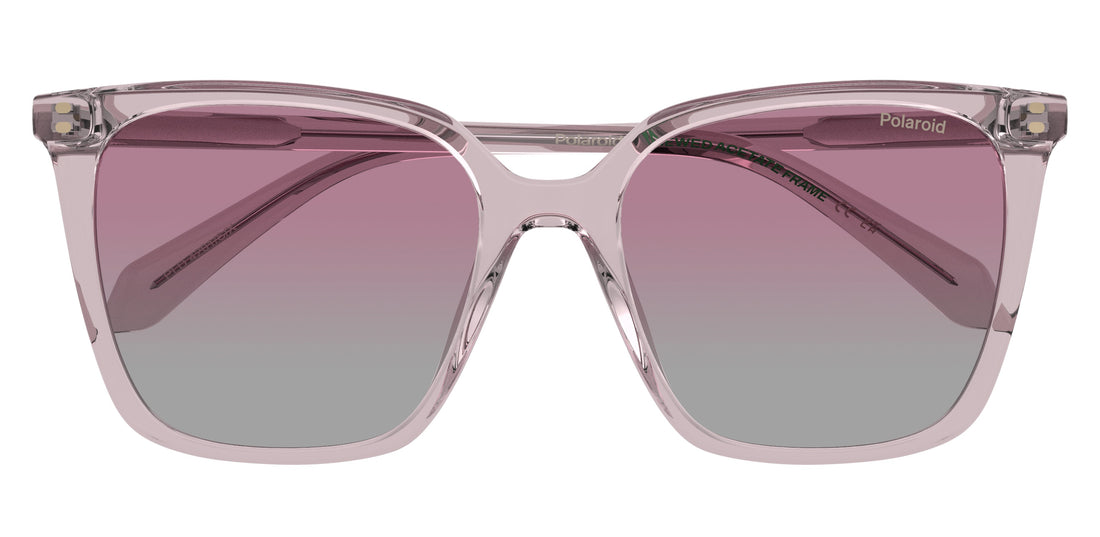 Gafas de sol polaroid pld 4201/s/x 35j gc rosa square femenino talla 55mm - Vista de detalle