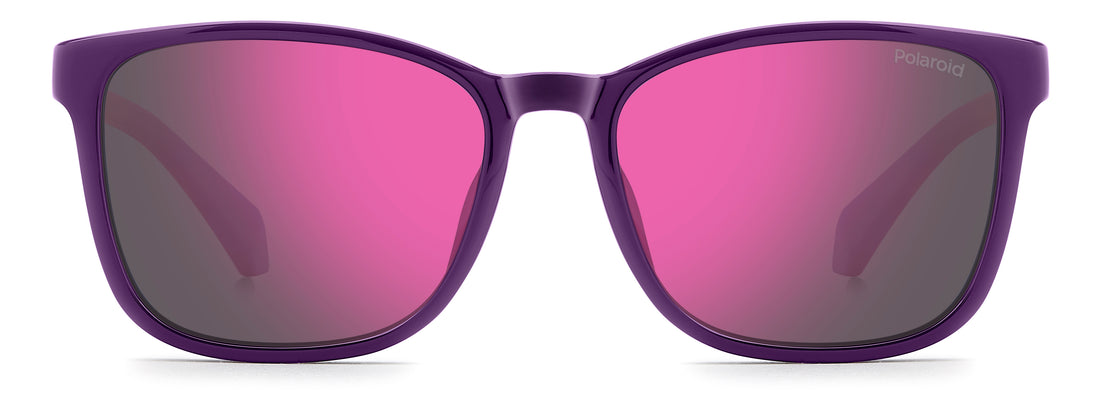 Occhiali da sole polaroid kids pld 8077/s 0t7 ai burdeos rectangular infantil taglia 49mm - Vista dettagliata