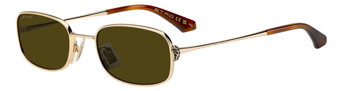 Okulary przeciwsłoneczne etro 0159/s 000 qt dorado rectangular femenino rozmiar 52mm - Widok główny