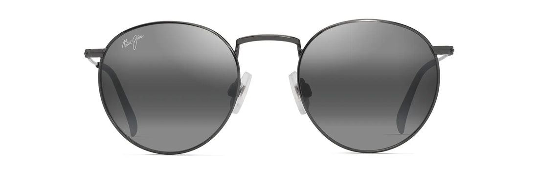 Sunglasses maui jim mj0667s pukaua 001 plateado round unisex size 50mm - Detailed view
