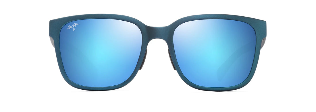 Gafas de sol maui jim mj0660sa paulele af 004 azul round masculino talla 57mm - Vista de detalle