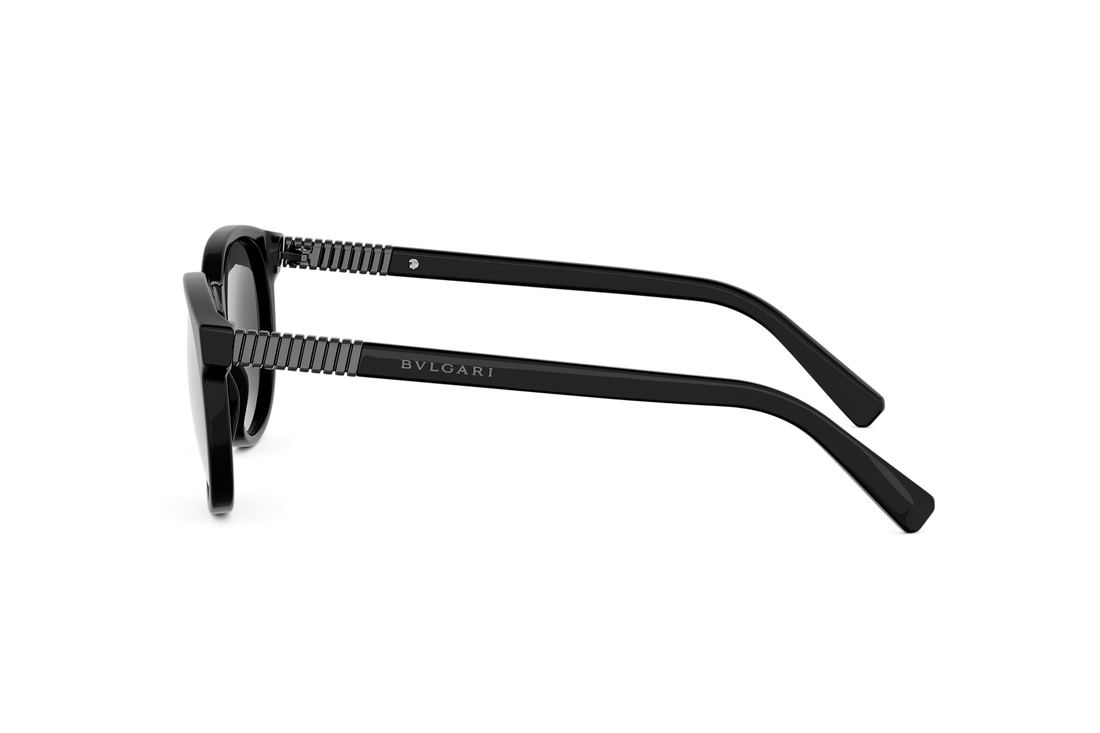 Gafas de sol bvlgari tubogas bv40102i 01a black pantos masculino talla 52mm - Vista de detalle