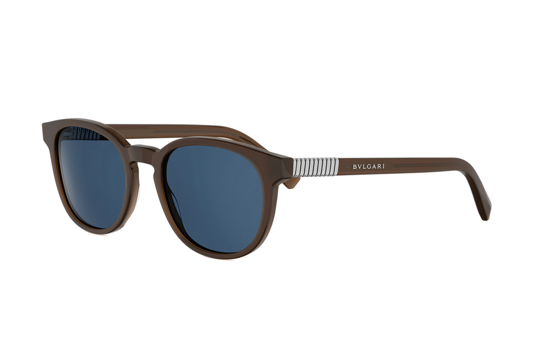 Gafas de sol bvlgari tubogas bv40102i 50v brown pantos masculino talla 52mm - Vista principal