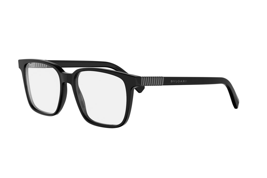 Brillen bvlgari tubogas bv50086i 001 black square masculino maat 54mm - Hoofdaanzicht