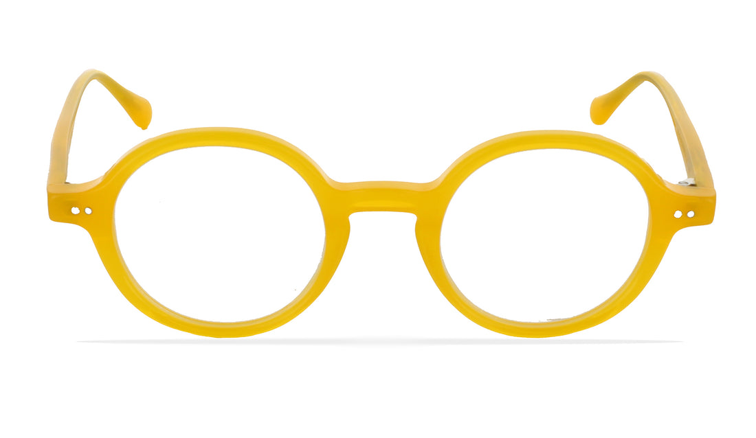Occhiali da vista greyhounders bled yellow amarillo round unisex taglia 44mm - Vista dettagliata