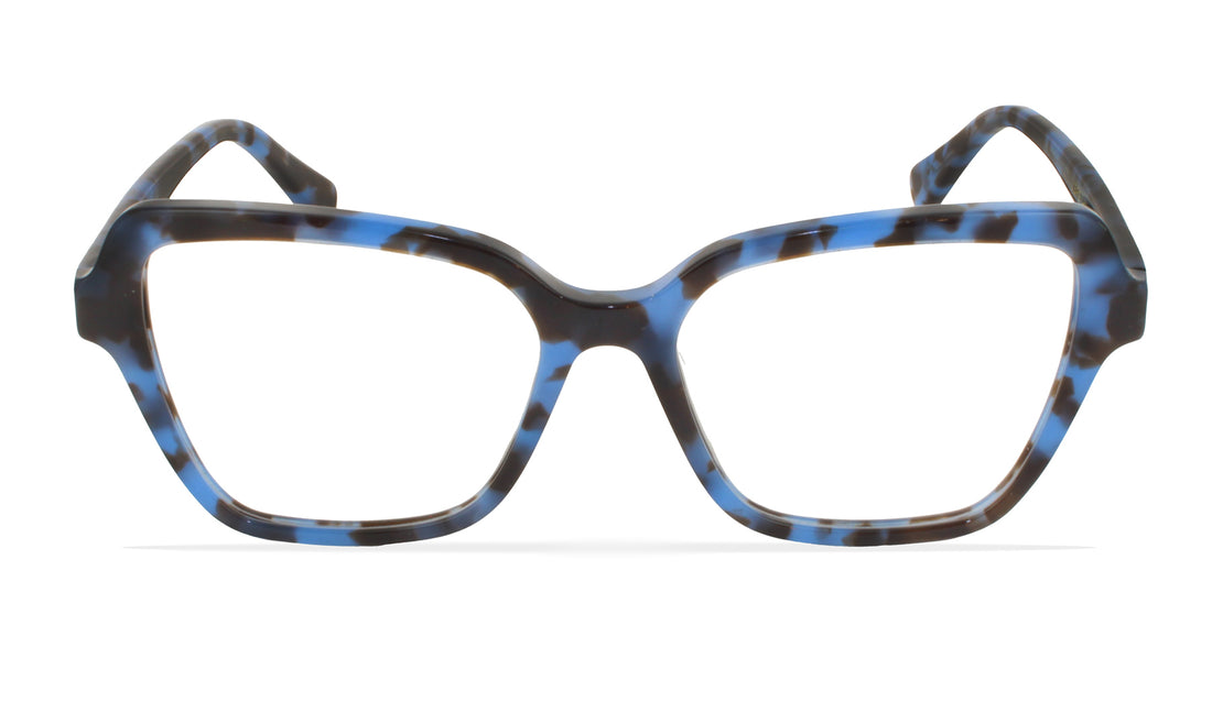 Lunettes de vue greyhounders bloom blue havana azul square femenino taille 54mm - Vue détaillée
