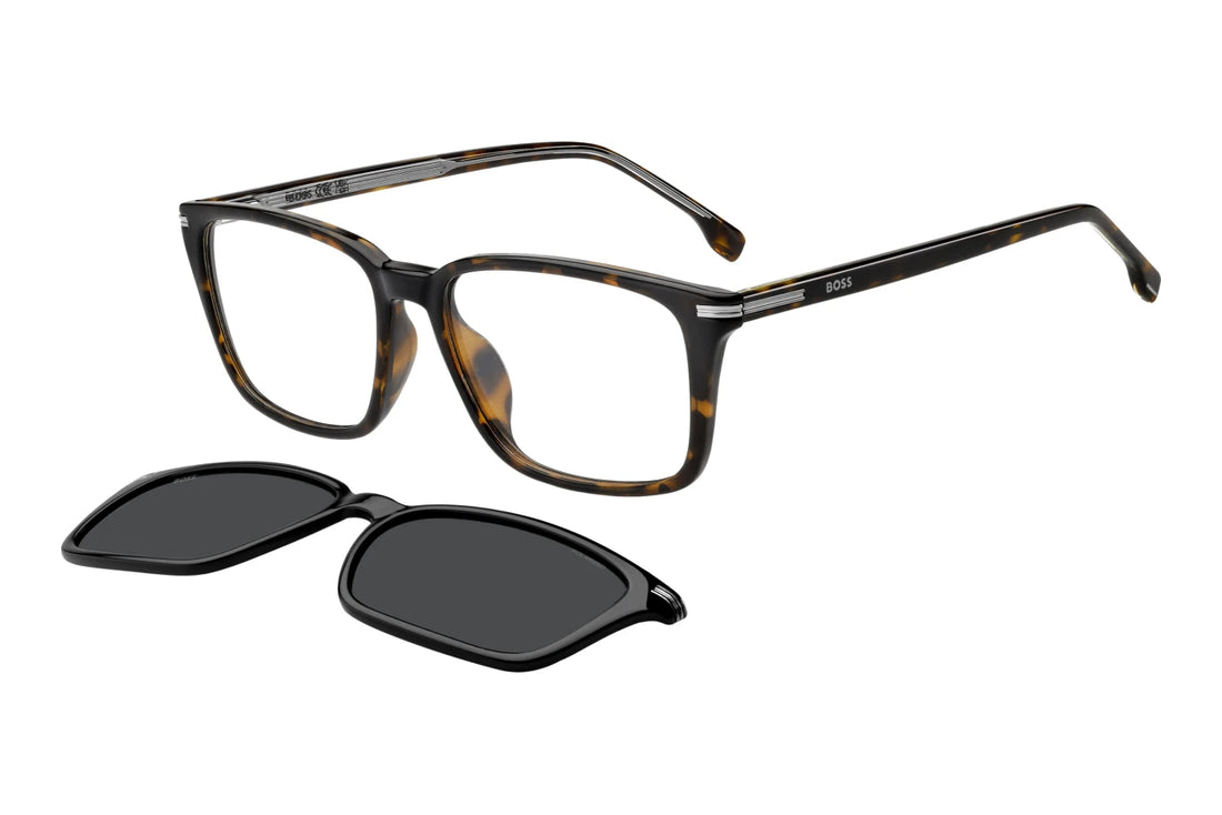 Sonnenbrillen hugo boss boss 1847/g/c 086 m9 havana square masculino größe 55mm - Hauptansicht