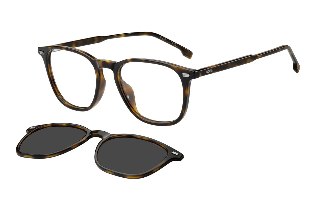 Occhiali da vista hugo boss boss 1882/g/c 086 m9 havana pantos masculino taglia 53mm - Vista principale