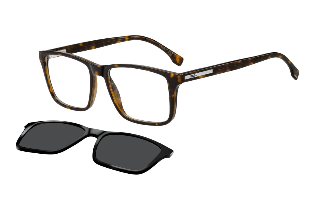 Occhiali da vista hugo boss boss 1896/c 086 m9 havana rectangular masculino taglia 56mm - Vista principale