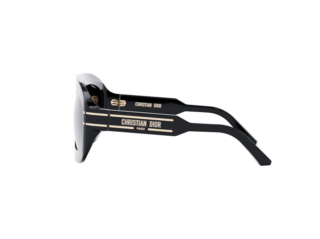 Occhiali da sole diorsignature m1u 10a1 black rectangular femenino taglia 58mm - Vista dettagliata