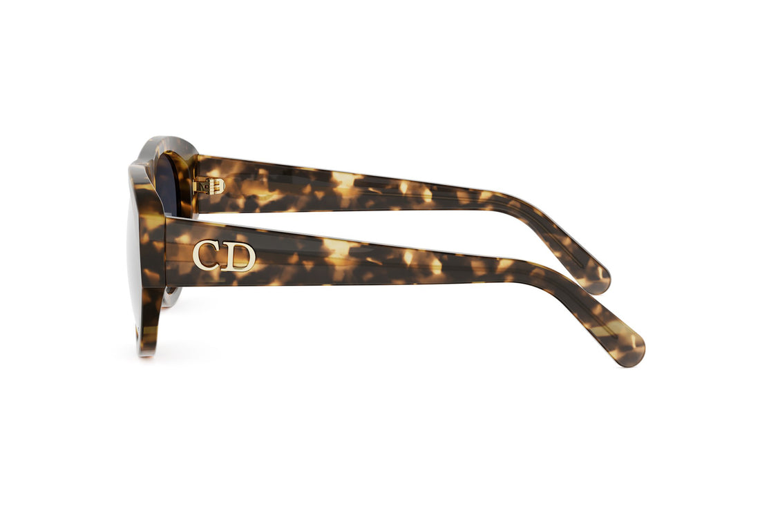Occhiali da sole diorglow a1i 26b1 havana pilot femenino taglia 55mm - Vista dettagliata