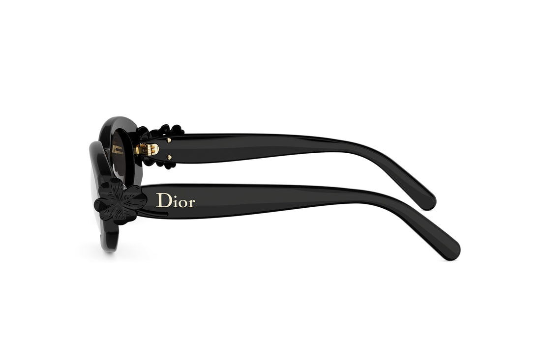 Occhiali da sole dior clover b1i 10a1 black oval femenino taglia 52mm - Vista dettagliata