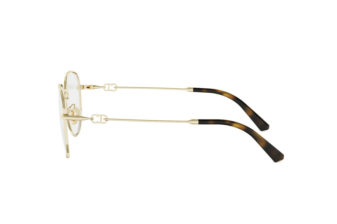 Occhiali da vista dior petit cdo r2u b000 gold round femenino taglia 54mm - Vista dettagliata