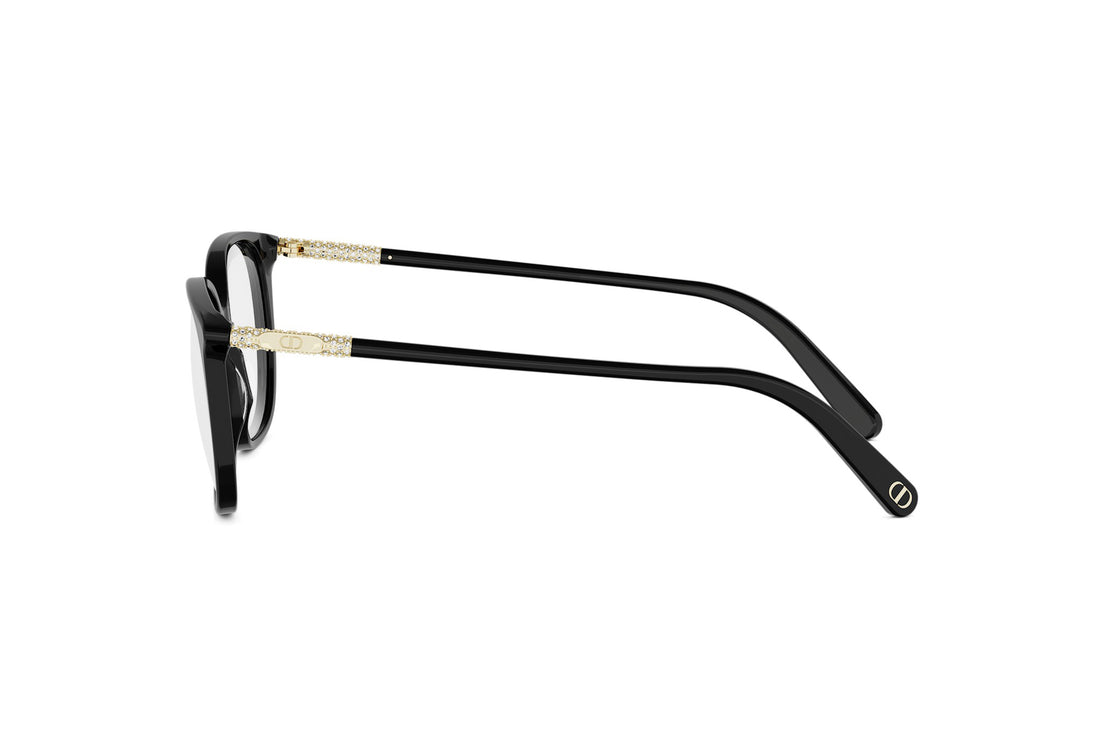 Occhiali da vista dior mini cd o s10i 1000 black square femenino taglia 51mm - Vista dettagliata