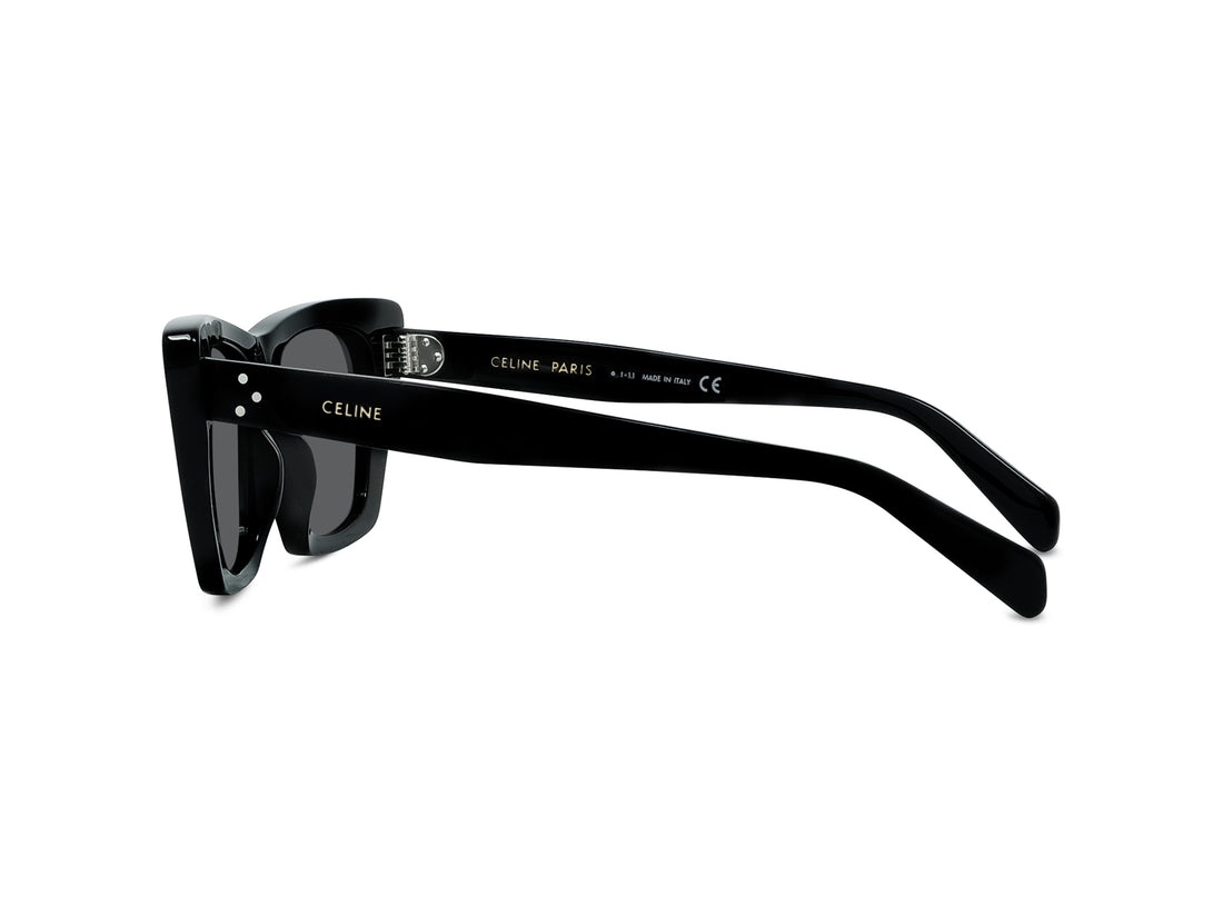 Occhiali da sole celine 3 dots cl40187i 01a black geometric femenino taglia 51mm - Vista dettagliata
