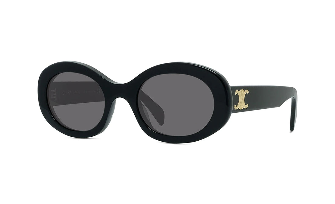 Occhiali da sole celine triomphe cl40194u 01a black oval femenino taglia 52mm - Vista principale