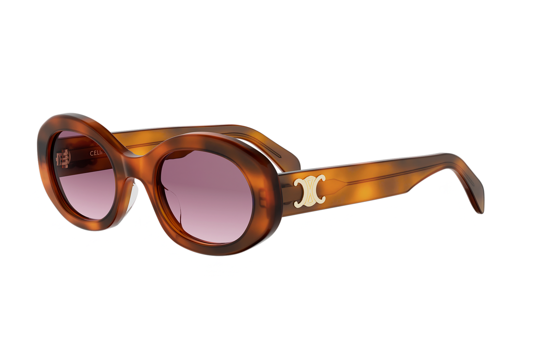 Sonnenbrillen celine triomphe cl40194u 53z havana oval femenino größe 52mm - Hauptansicht