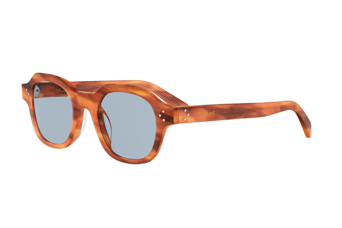 Occhiali da sole celine 3 dots hd cl40326u 53v havana square masculino taglia 48mm - Vista principale