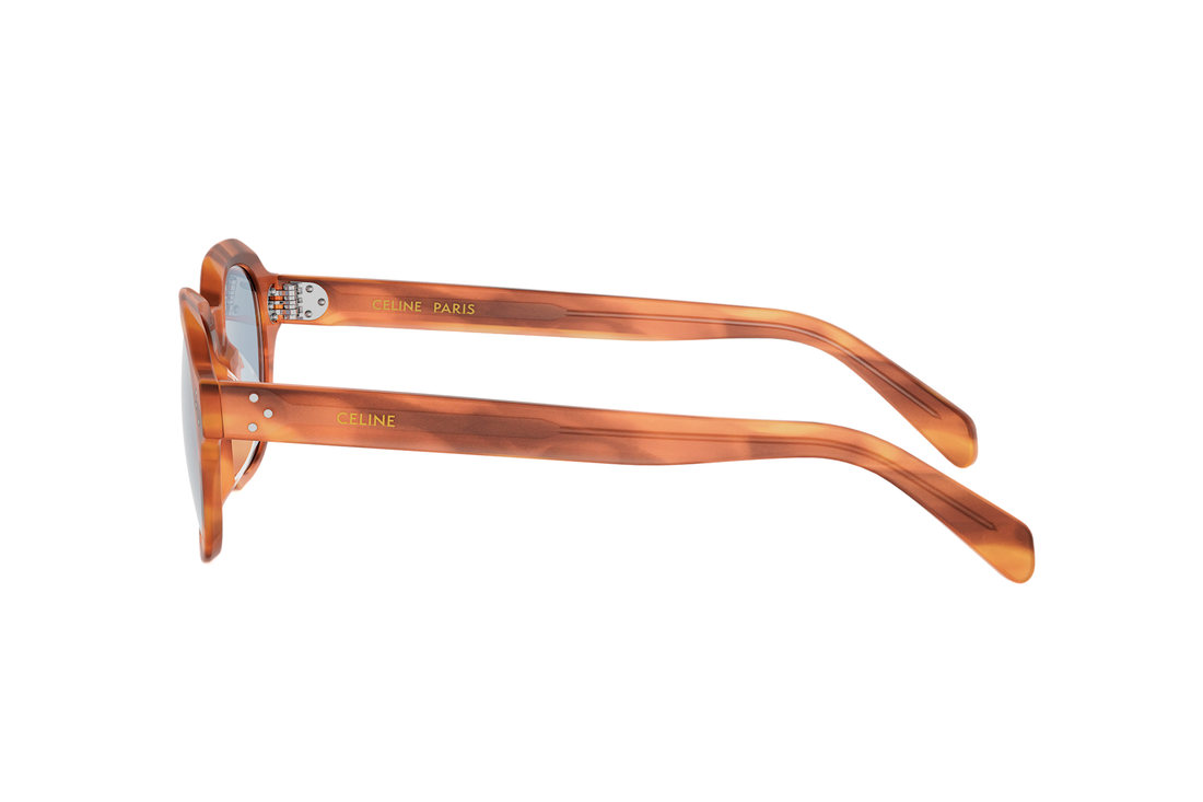 Occhiali da sole celine 3 dots hd cl40326u 53v havana square masculino taglia 48mm - Vista dettagliata