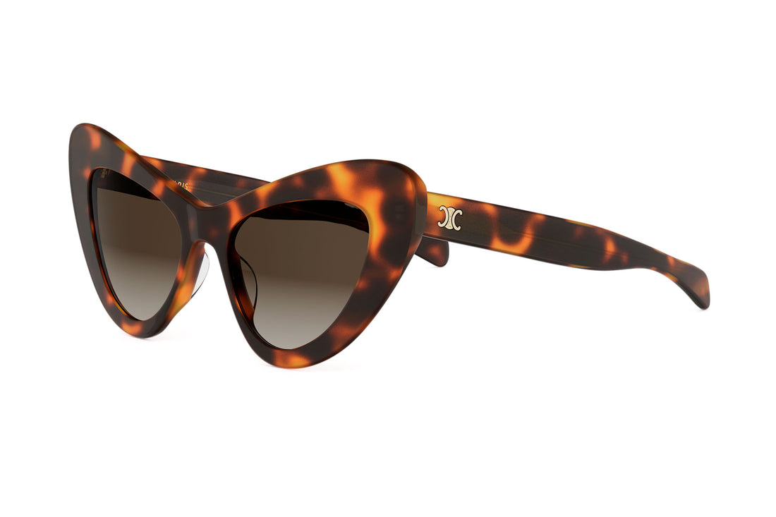 Sonnenbrillen celine triomphe mini hd cl40339u 53f havana cat eye femenino größe 52mm - Hauptansicht