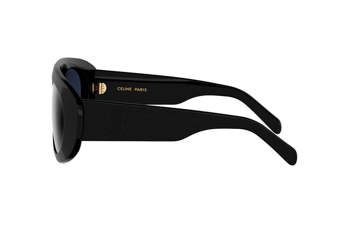 Sonnenbrillen celine triomphe stamp cl40340u 01v black pilot femenino größe 57mm - Detailansicht