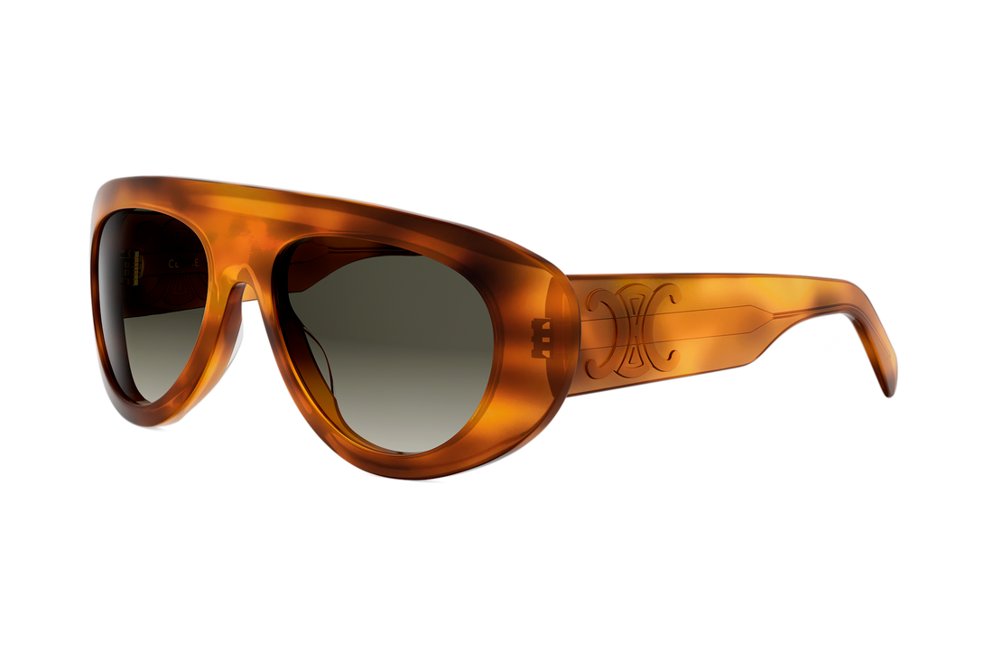 Sonnenbrillen celine triomphe stamp cl40340u 53f havana pilot femenino größe 57mm - Hauptansicht