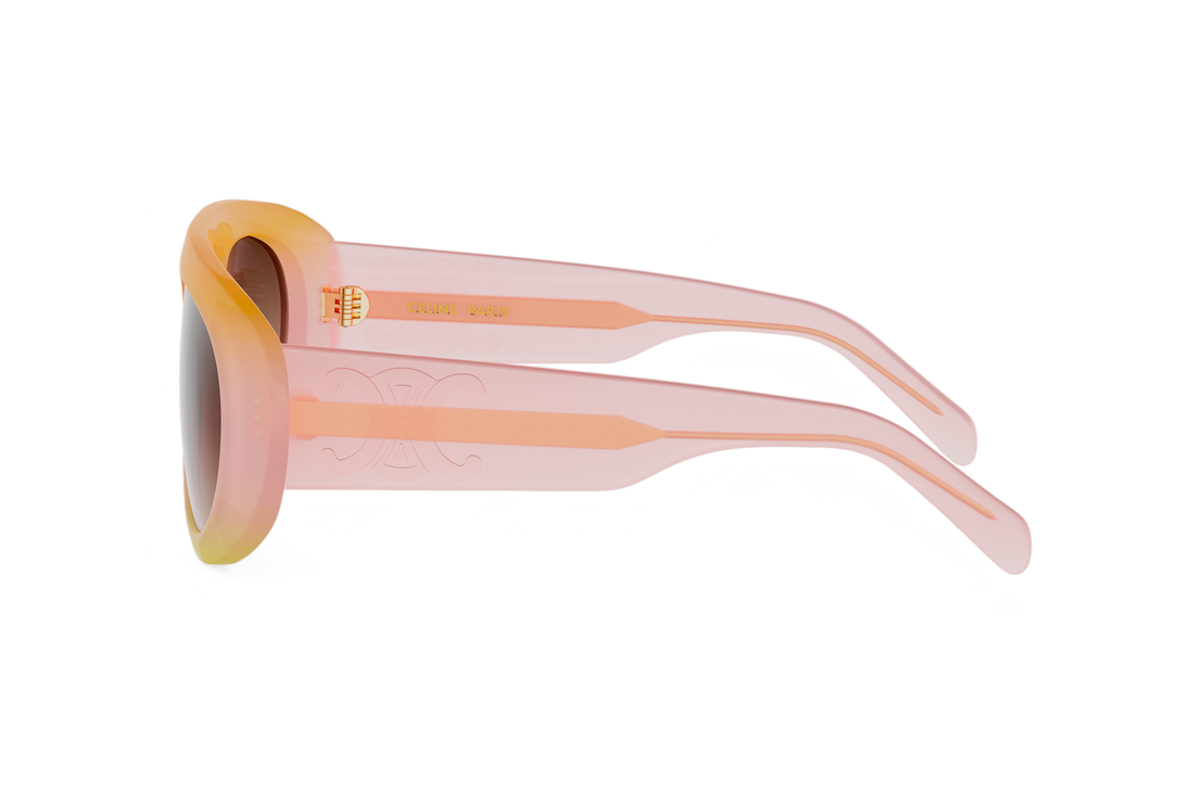 Sonnenbrillen celine triomphe stamp cl40340u 74f rose pilot femenino größe 57mm - Detailansicht