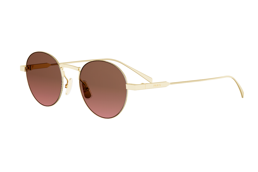 Sonnenbrillen celine metal cl40346u 32f gold round femenino größe 49mm - Hauptansicht