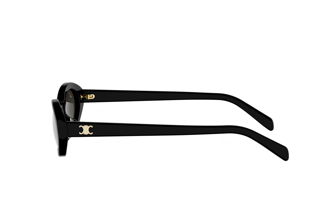 Occhiali da sole celine triomphe mini cl40353u 01a black oval femenino taglia 54mm - Vista dettagliata