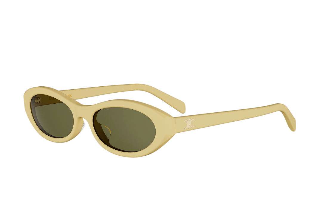 Occhiali da sole celine triomphe mini cl40353u 39n yellow oval femenino taglia 54mm - Vista principale