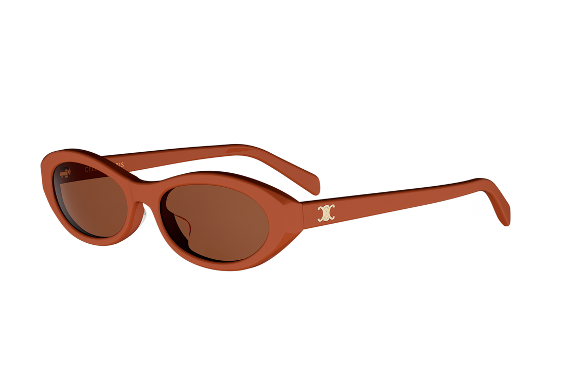 Occhiali da sole celine triomphe mini cl40353u 42e orange oval femenino taglia 54mm - Vista principale