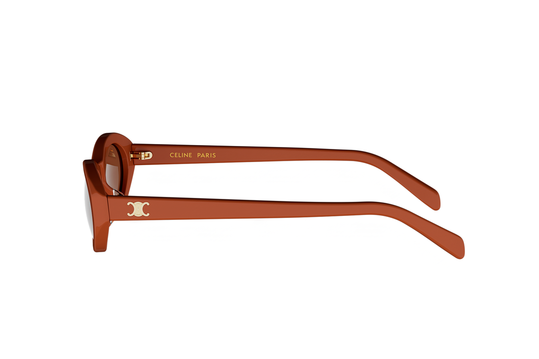 Occhiali da sole celine triomphe mini cl40353u 42e orange oval femenino taglia 54mm - Vista dettagliata