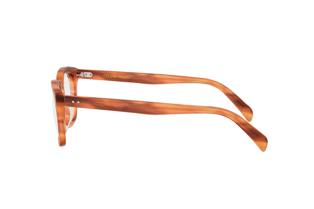 Occhiali da vista celine thin cl50129i 053 havana geometric masculino taglia 49mm - Vista dettagliata