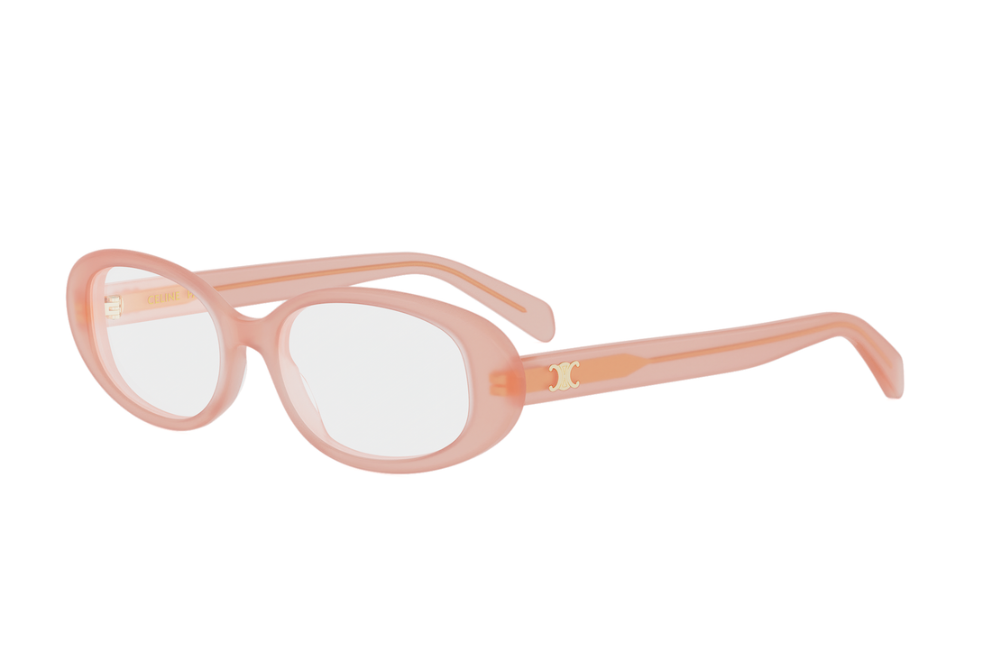 Brillen celine triomphe mini cl50180i 044 orange oval femenino größe 54mm - Hauptansicht