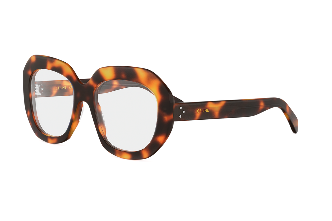 Lunettes de vue celine 3 dots hd cl50181i 053 havana geometric femenino taille 54mm - Vue principale