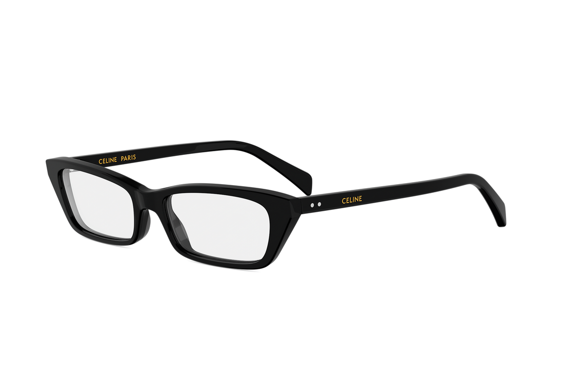 Brillen celine thin cl50182i 001 black rectangular femenino größe 53mm - Hauptansicht