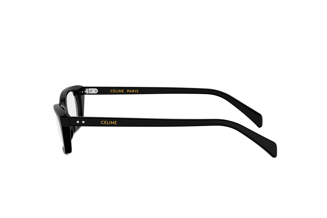 Brillen celine thin cl50182i 001 black rectangular femenino größe 53mm - Detailansicht