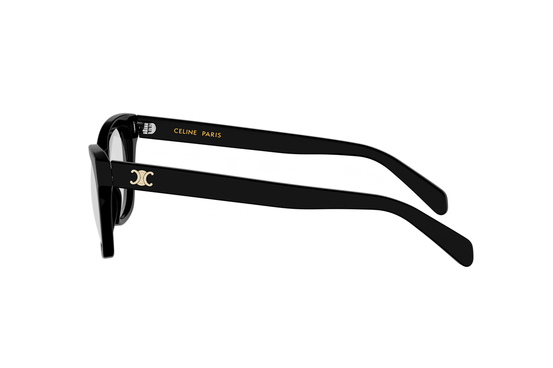 Brillen celine triomphe mini cl50184i 001 black cat eye femenino größe 54mm - Detailansicht