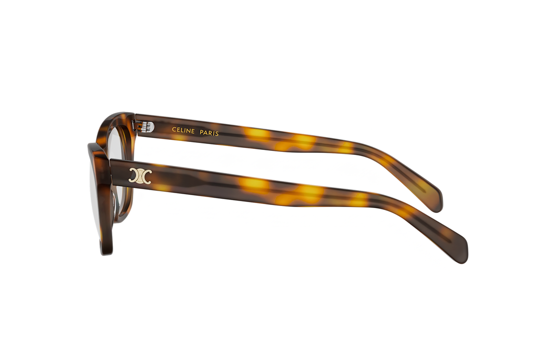 Brillen celine triomphe mini cl50184i 053 havana cat eye femenino größe 54mm - Detailansicht