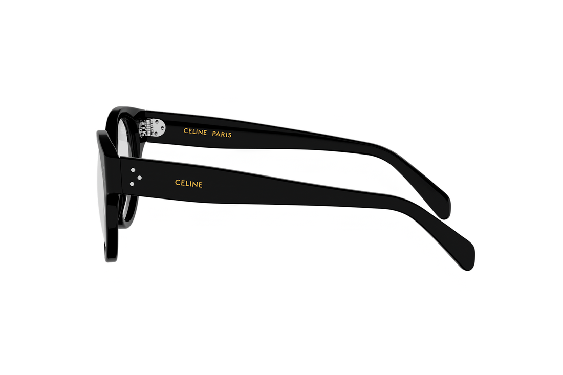 Brillen celine 3 dots cl50186i 001 black round femenino größe 51mm - Detailansicht